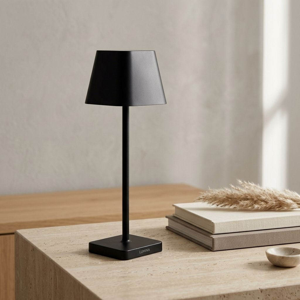 High-leg Table Lamp Modern Minimalist Touch LED Lighting Bedside Night Light